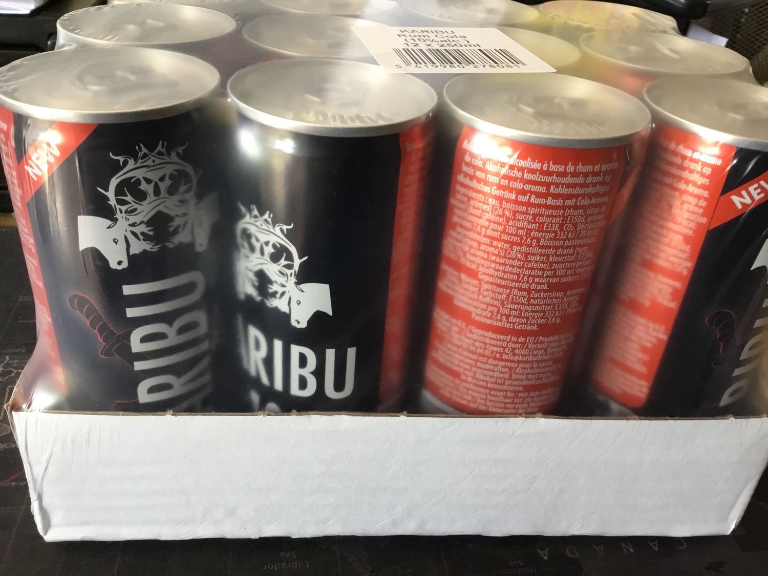 Karlbu rum cola 12pic