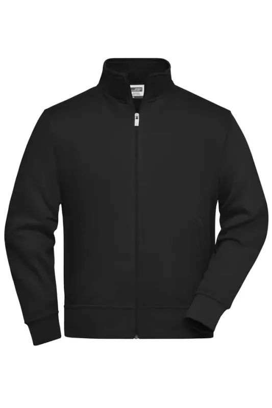 JN 836 Sweatjacke mit Stehkragen - unisex