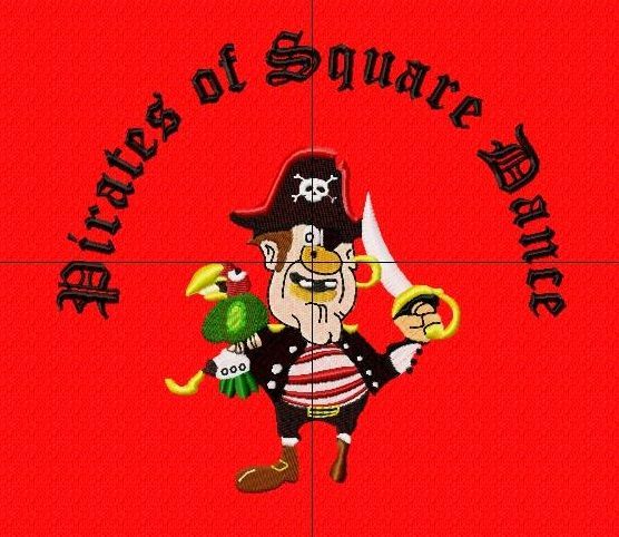 Bestickung Pirates of Square Dance