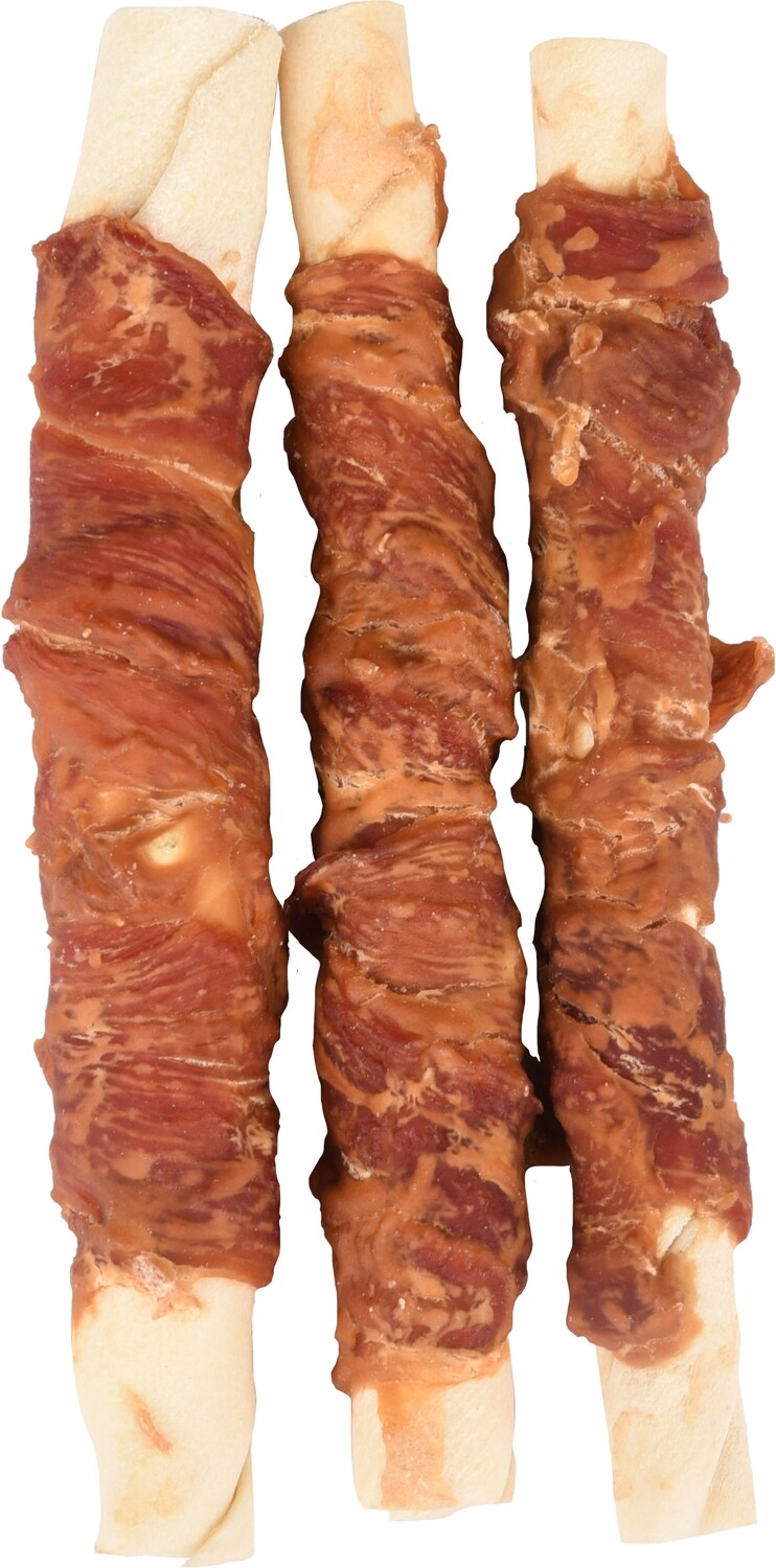 SNACK R&#39;HIDE STAAF MET EEND 17CM 50-52GR / 3 ST 155GR Art. Nr. 00026
