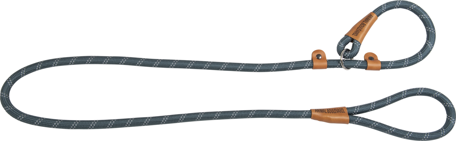 School leash staalblauw 15mmx180cm Art. Nr. 00202