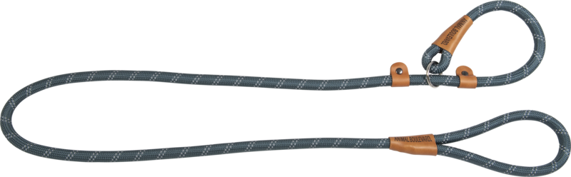 School leash staalblauw 15mmx180cm Art. Nr. 00202
