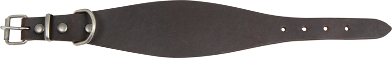 Galgo leather halsband bruin Art. Nr. 00223