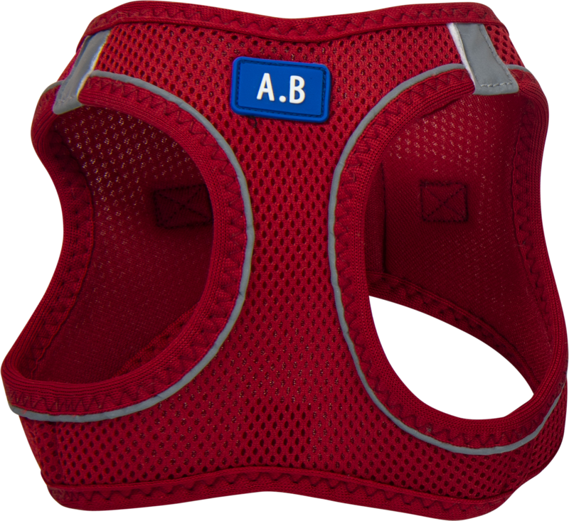 Air-Mesh comfortharnas rood Art. Nr. 00239