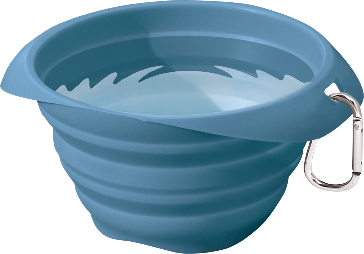 KURGO Inklapbare drinkbak 2-15cm 
diameter 9cm Art. Nr. 00271, KURGO Inklapbare drinkbak: blauw (Art. Nr. 00271-blauw)