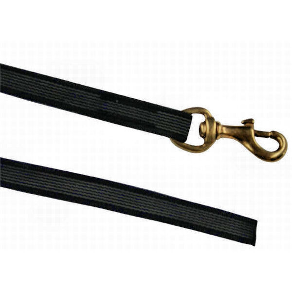 Leiband polyprop - rubber zonder handvat zwart 10M Art. Nr. 00382