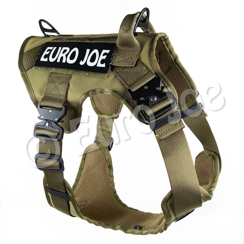 Nylon harnas Tactical KAKIGROEN Art. Nr. 00388