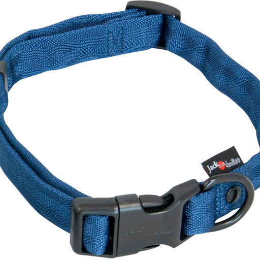 JV Comfort Tube Nylon halsband Blauw Art. Nr. 00512