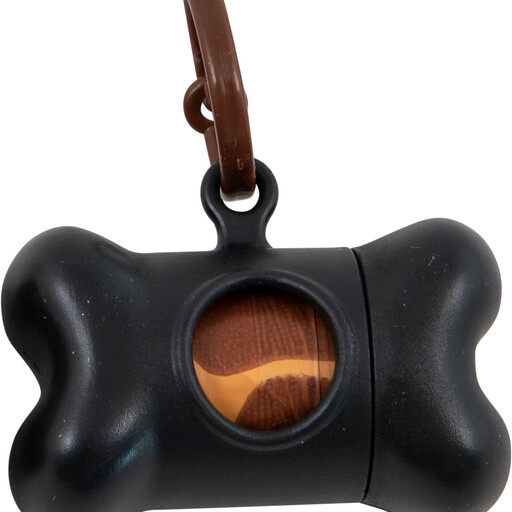 Mr. POOP SAFARI Nano houder zwart + 2 rolletjes Safari Art. Nr. 00523