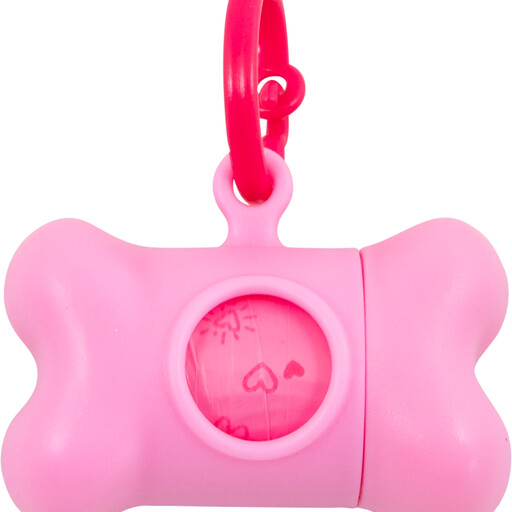 Mr. POOP LOVE Nano Houder Roze + 2 rolletjes Roze Art. NR. 00522