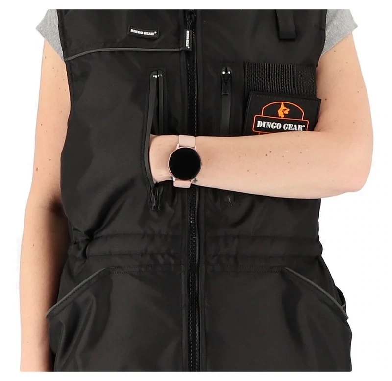 Training vest met kap, zwart DINGO GEAR Art. Nr. 00573