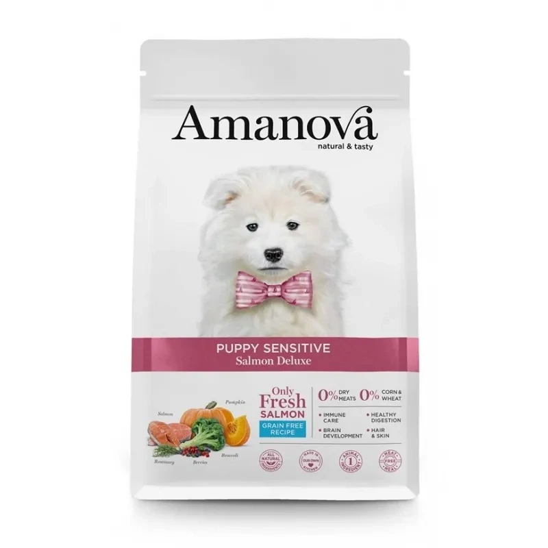 AM PUPPY Sensitive Salmon Deluxe 7kg 00615