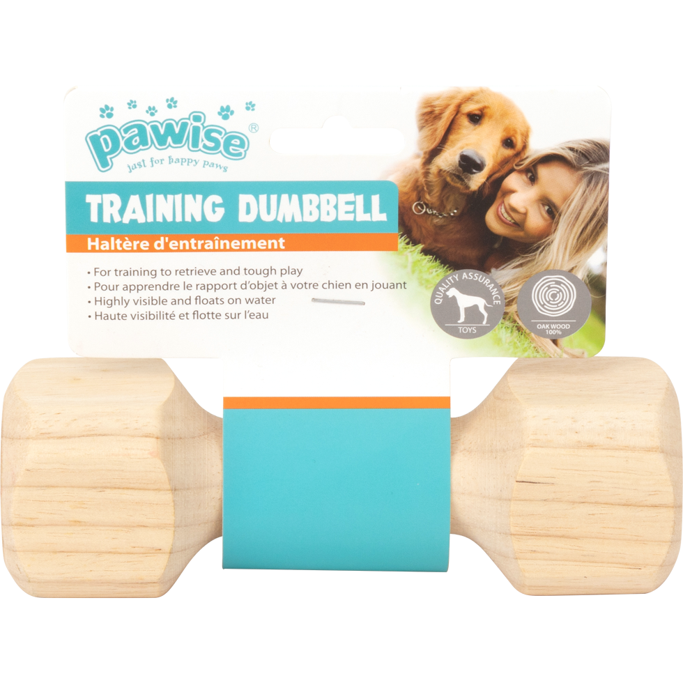 Pawise Wooden retrieving dumbbell s-17 Art. Nr. 00623