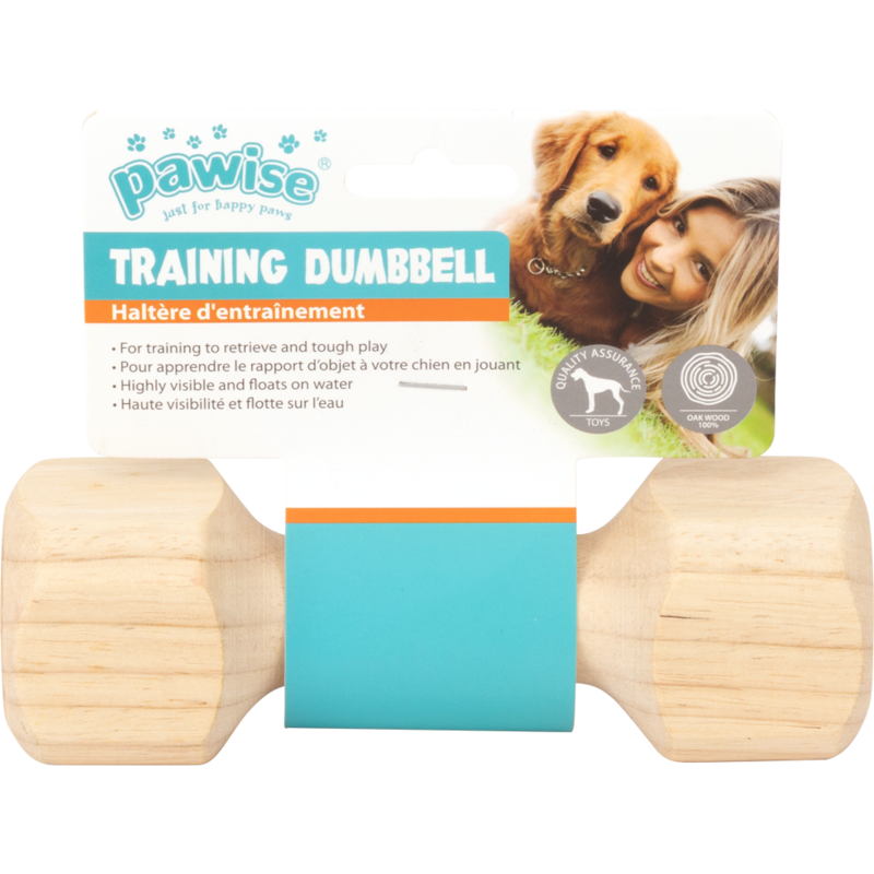 Pawise Wooden retrieving dumbbell s-17 Art. Nr. 00623