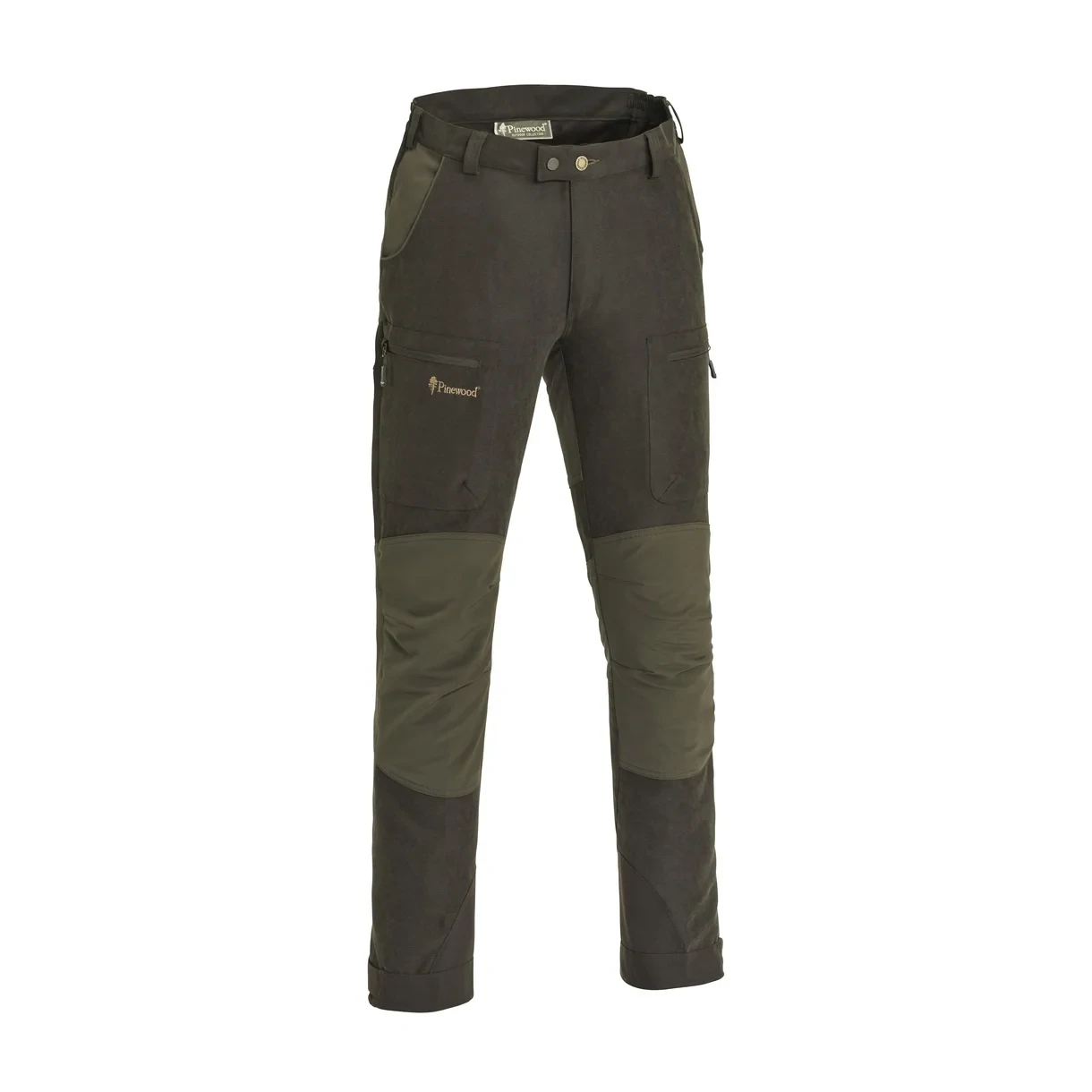 PINEWOOD MEN Furudal Caribou Hunt Suede Brown/Olive Trousers  Art. Nr. 00690