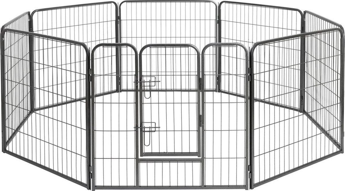 Puppyren 8 delig 640 com 100 cm hoog gecoat Art. Nr. 00743