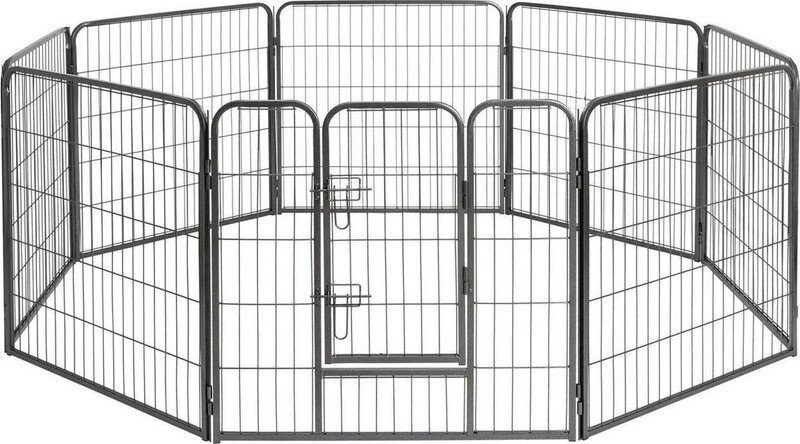Puppyren 8 delig 640 com 100 cm hoog gecoat Art. Nr. 00743