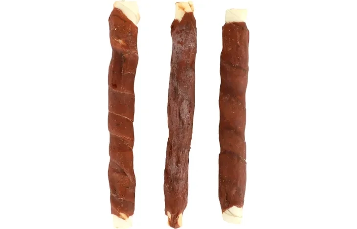 SNACK R&#39;HIDE STAAF WIT MET KONIJN 17CM 50-52gr /3ST 155 gr Art. Nr. 00767