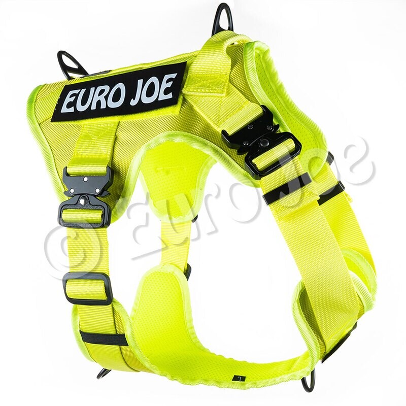 Nylon Harnas Tactical NEON GEEL Art. Nr. 00780