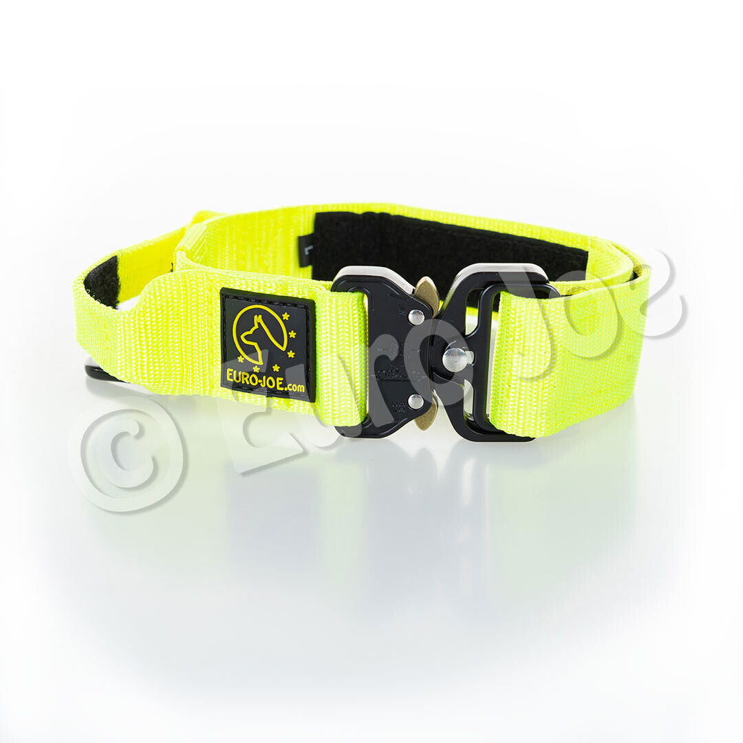 Tactical Halsband 2.0 met handvat NEON GEEL XXL Art. Nr. 00829