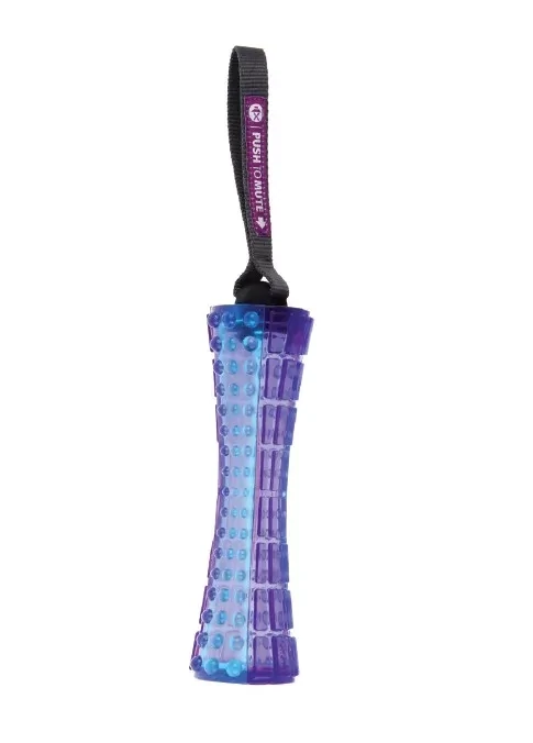 GIGWI Jhonny stick &quot;Push to Mute&quot; paars/blauw Art. Nr. 00682
