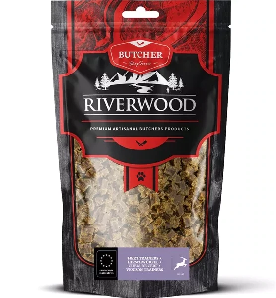 RIVERWOOD Vlees trainers HERT 150gr. Art. Nr. 00847