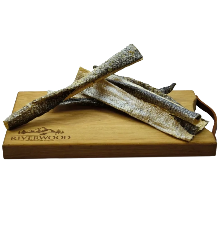 RIVERWOOD Zalmhuid 150gr. Art. Nr. 00857