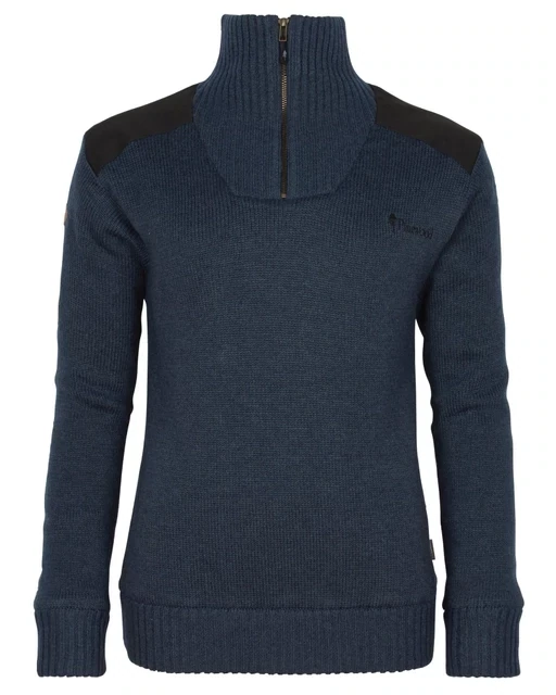 PINEWOOD WOMAN Hurricane Sweater D. Navy Mel Art. Nr. 00883