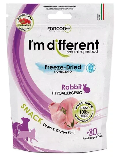 I&#39;m Different - FREEZE DRIED Konijn Art. Nr. 00921