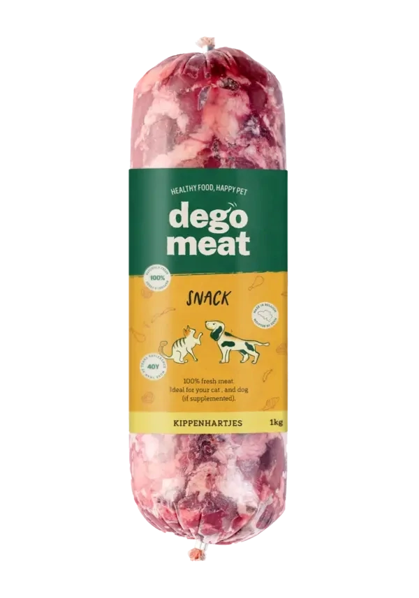 Degomeat Kippenhartjes 1kg Art. Nr. 00718