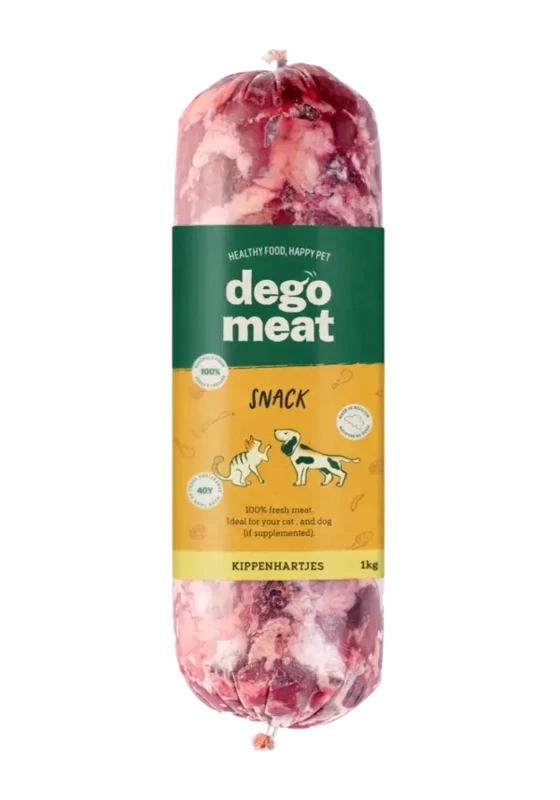Degomeat Kippenhartjes 1kg Art. Nr. 00718
