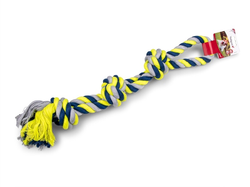 Katoenen koord met 3 knopen 60cm Art. Nr. 01032