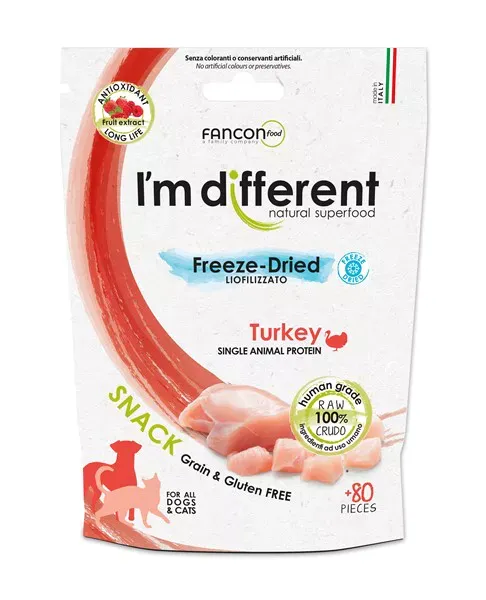 I&#39;m Different - FREEZE DRIED Kalkoen Art. Nr. 00630