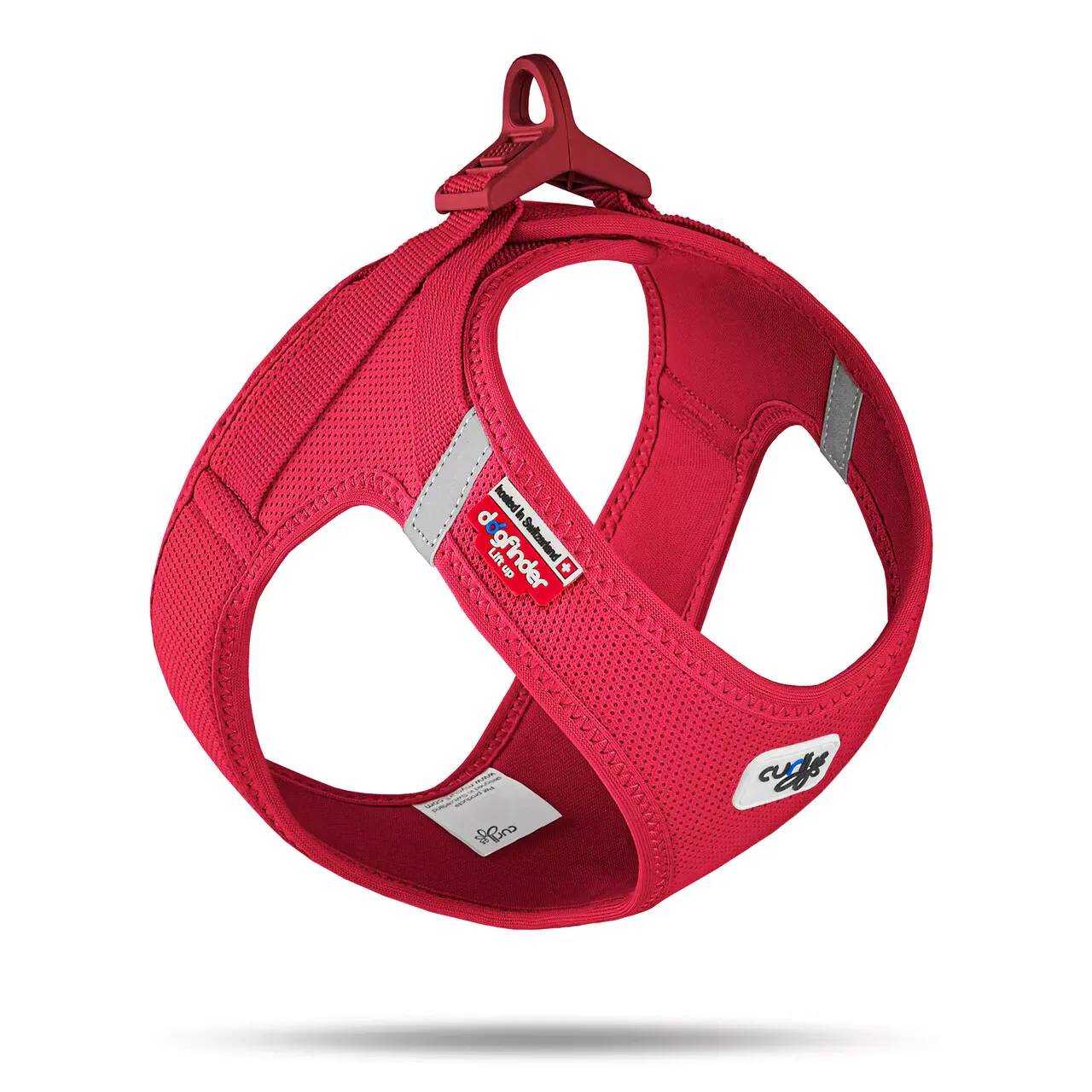 Curli Vest Harnass Clasp Air-Mesh Red Art. Nr. 01040