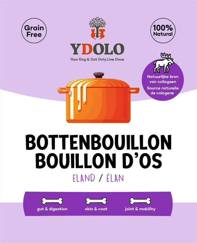 Ydolo bottenbouillon Wilde Eland 230ml Art. Nr. 01124