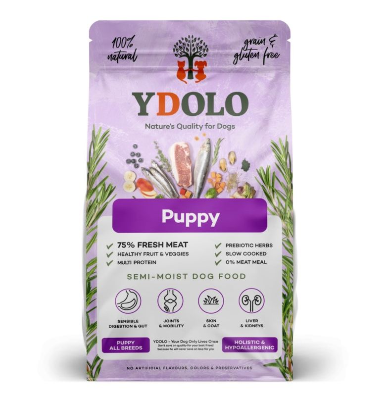 Ydolo puppy semi moist hondenvoer art. Nr. 01126