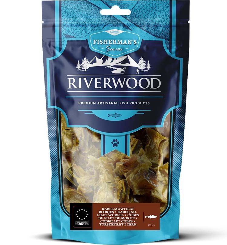 Riverwood kabeljauwfilet blokjes 100 gram Art. Nr. 00734