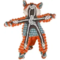 Kong® speelgoed knots floppy vos met touw oranje Art. Nr. 00288