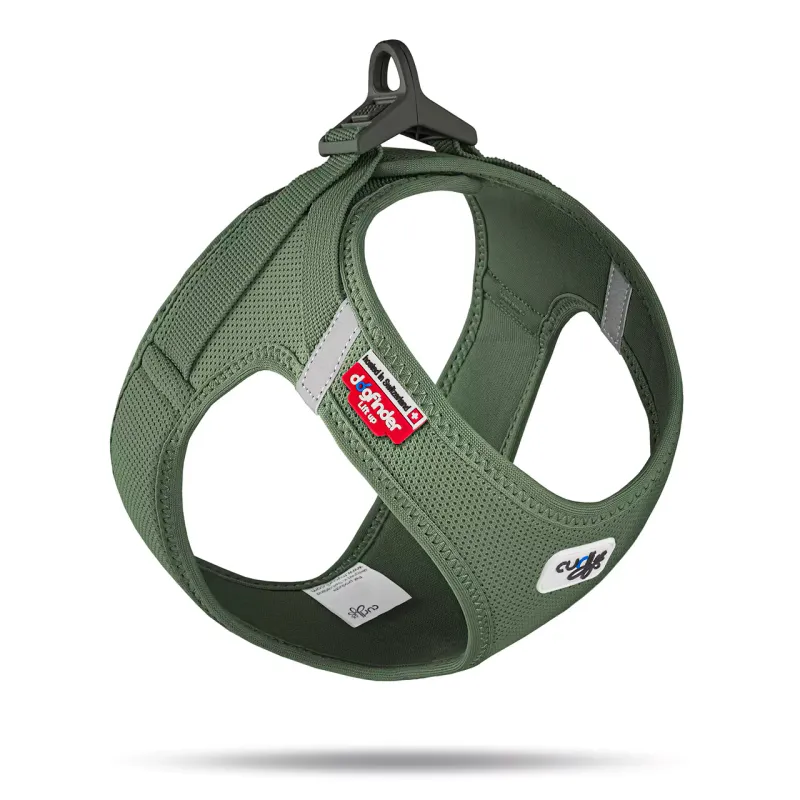 CURLI VEST HARNAS CLASP AIR-MESH MOSS 00082