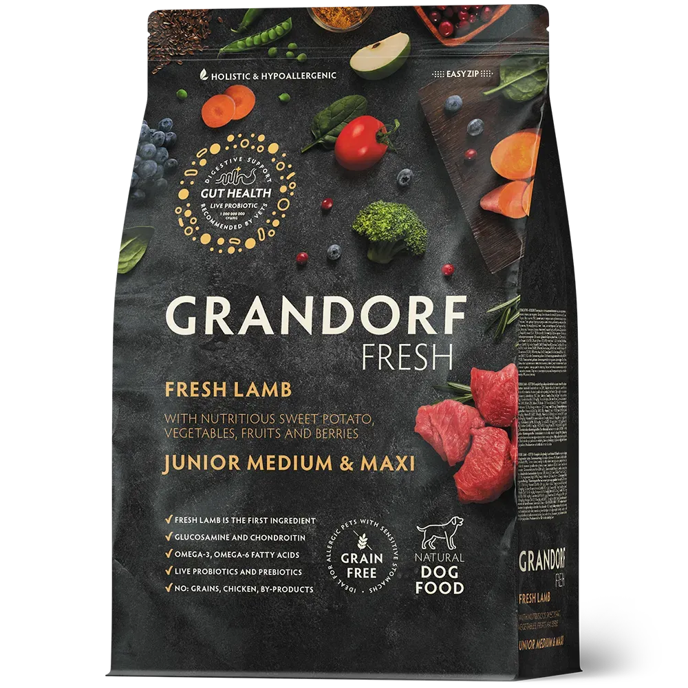 Grandorf Fresh Lamb Junior Medium/Maxi Art. Nr. 01151