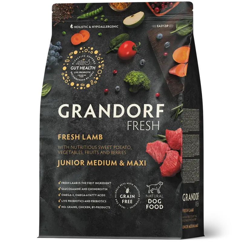 Grandorf Fresh Lamb Junior Medium/Maxi Art. Nr. 01151