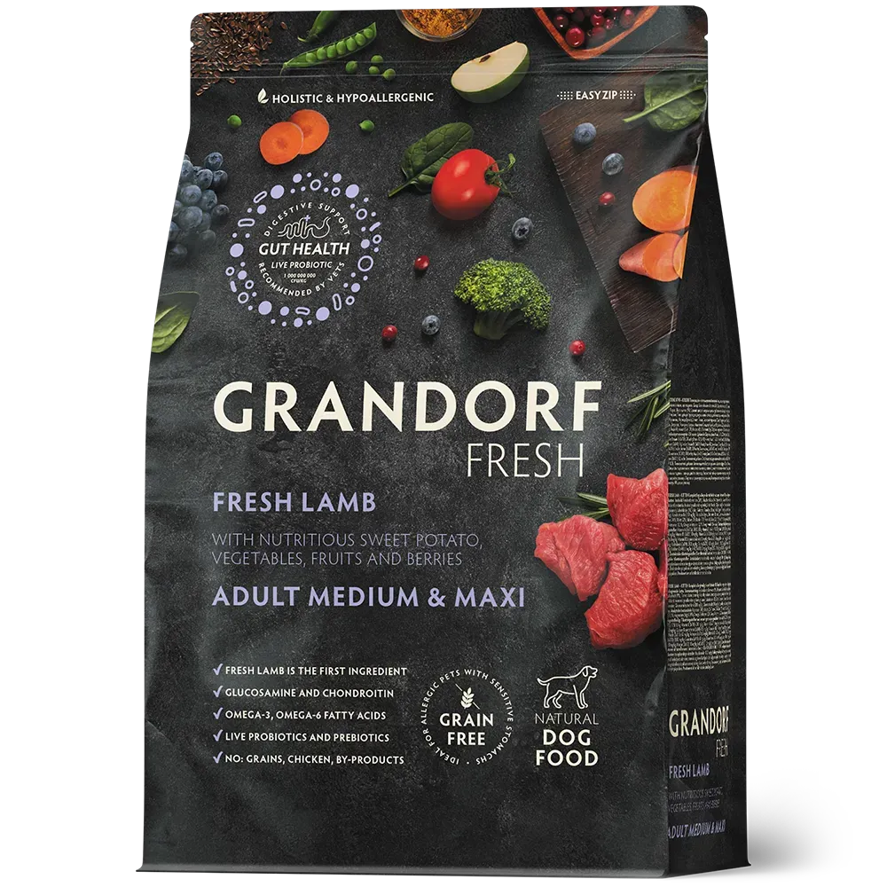 Grandorf Fresh Lamb Adult Medium/Maxi Art. Nr. 01153