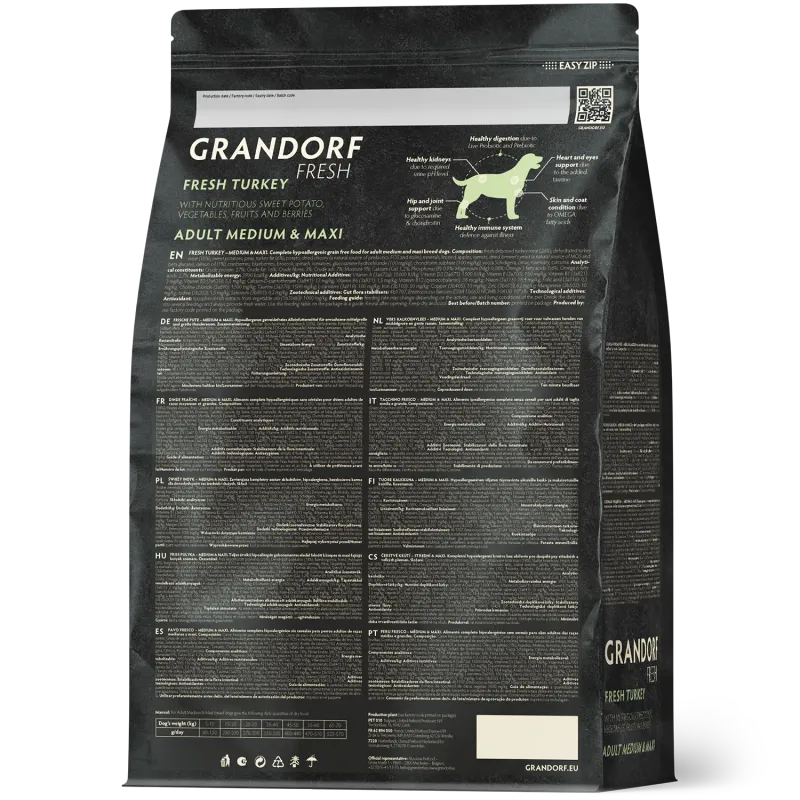 Grandorf Fresh Turkey Adult Medium/Maxi Art. Nr. 01154