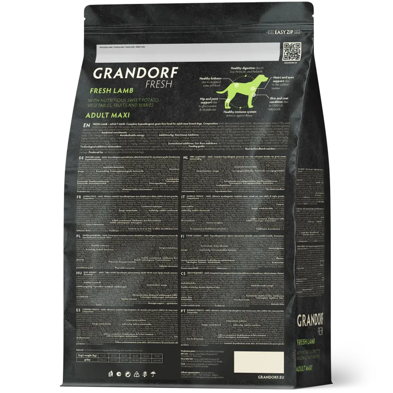 Grandorf Fresh Lamb Adult Maxi Art. Nr. 01156