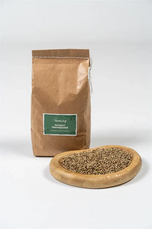 BIO-RON Biologisch Hennepzaad 500gr. Art. Nr. 00953