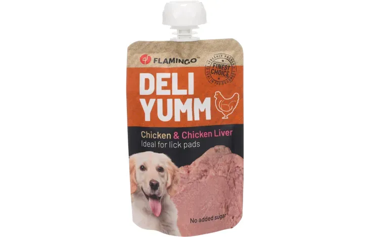 Deli Yumm pasta met kippensmaak &amp; lever Art. Nr.  01079