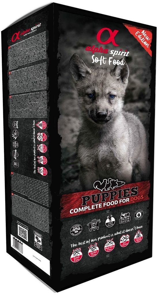 Alpha spirit Complete food for dogs semi-moist Puppies Art. Nr. 00768