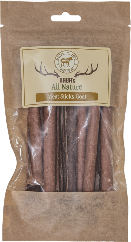 HAB ALL NATURE Vleessticks Geit 85gr. Art. Nr. 00494