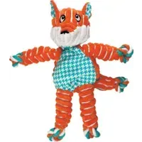 Kong® speelgoed knots floppy vos met touw oranje Art. Nr. 00288