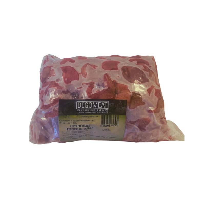 Degomeat Kippenmaagjes 1kg Art. Nr. 00716
